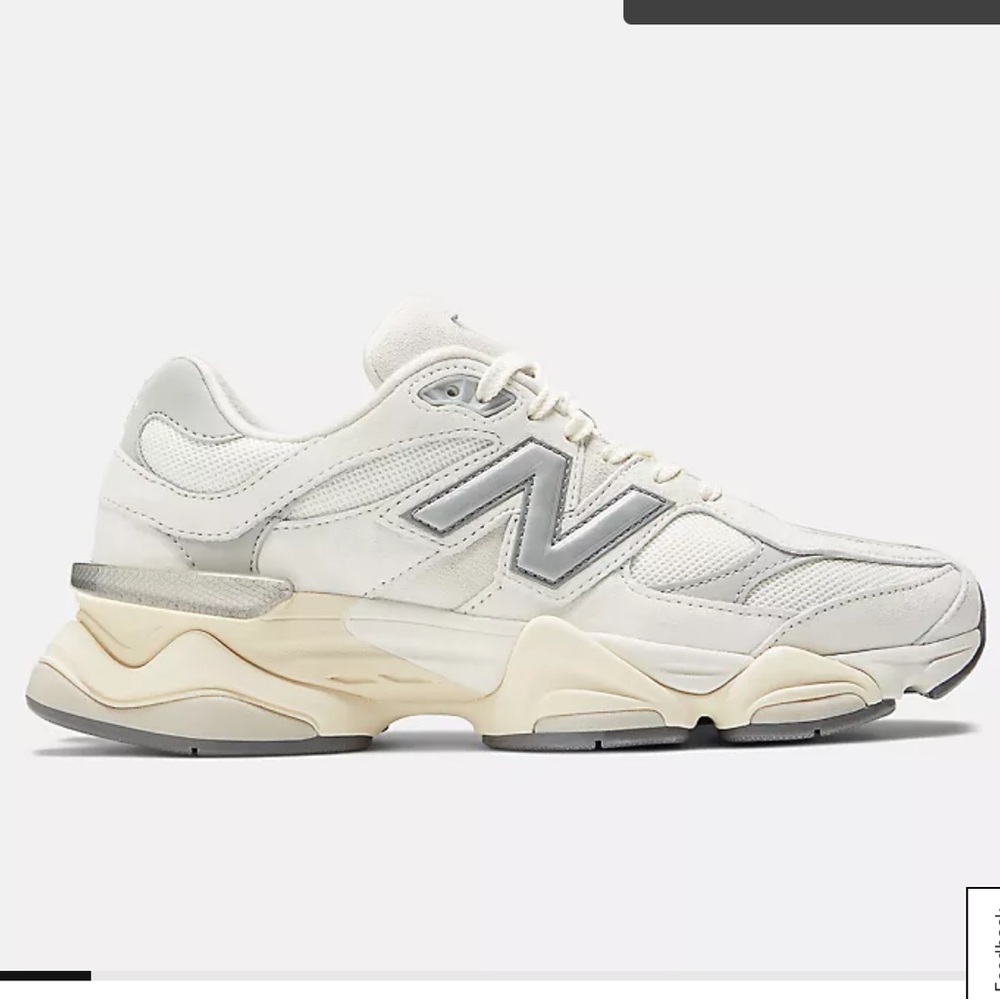 New Balance 9060 sea salt concrete and silver Sneakers